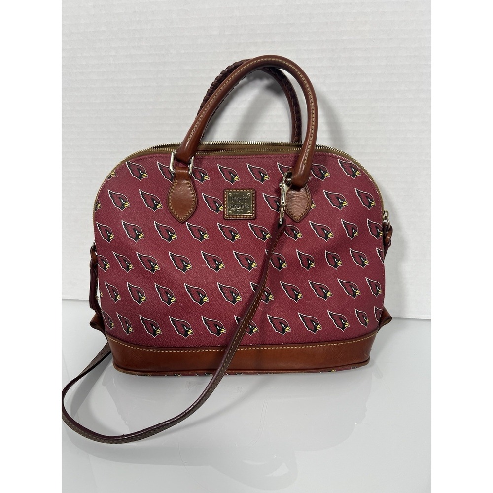 Dooney & Bourke NFL Cardinals Domed satchel cross body bag